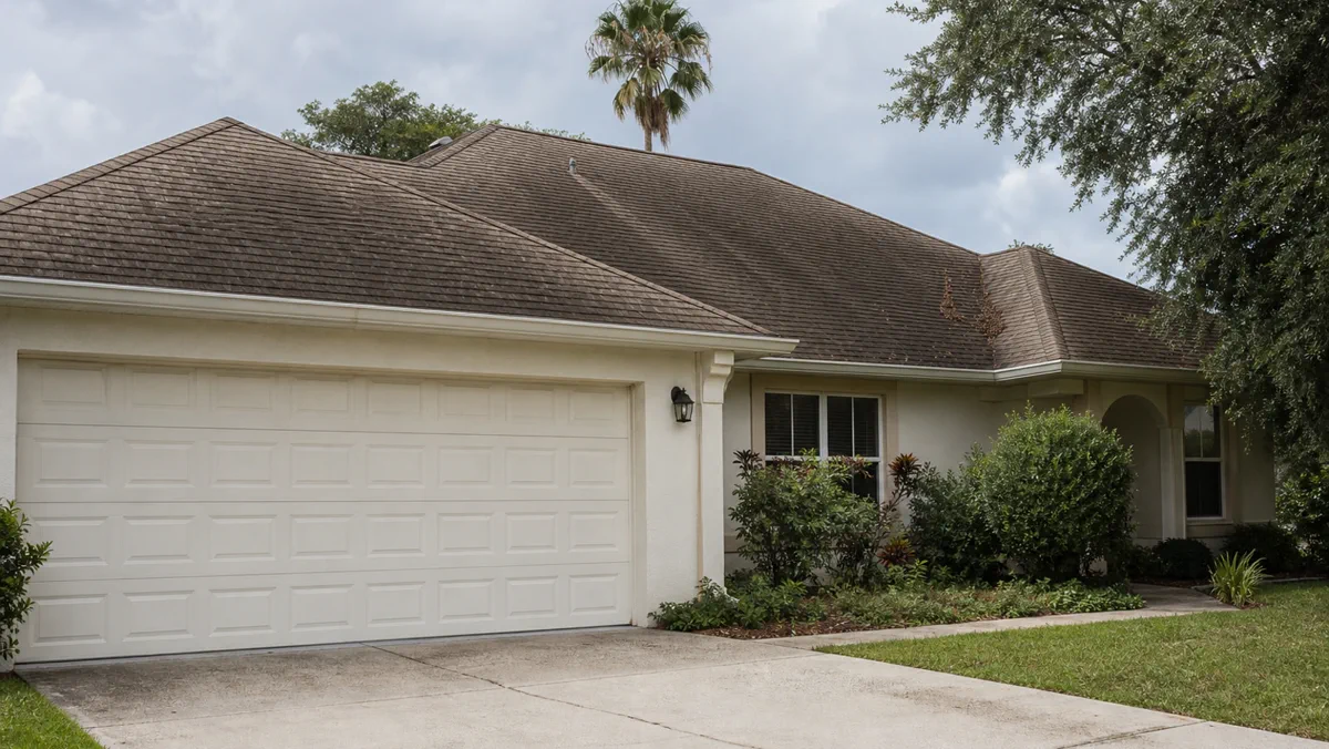 Orlando homeowner roof cleaning request details for algae streaks and HOA timing